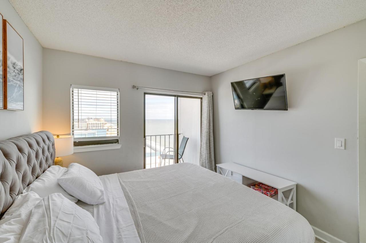 Oceanfront Myrtle Beach Condo With Balcony And Views! ภายนอก รูปภาพ