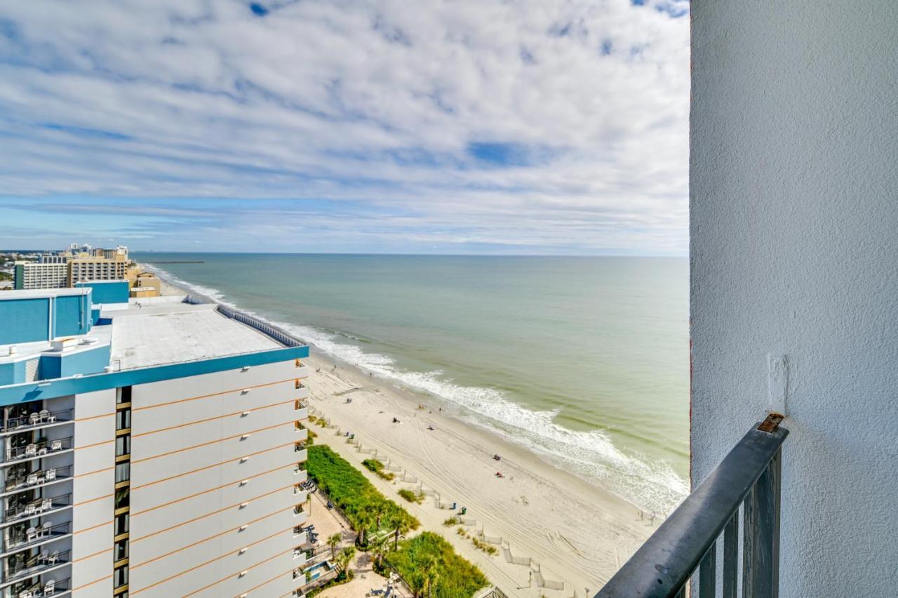 Oceanfront Myrtle Beach Condo With Balcony And Views! ภายนอก รูปภาพ
